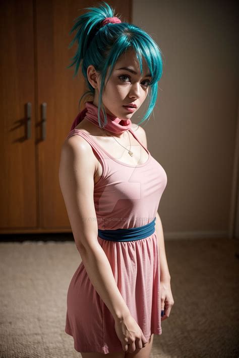 Cosplay de Bulma de Dragon Ball