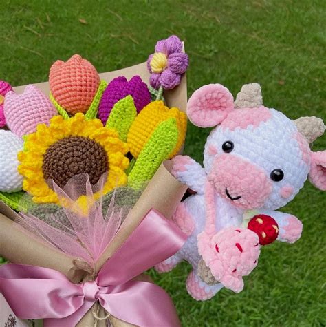 Ramo de flores de peluche