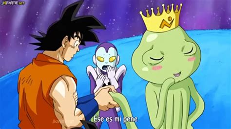 Goku enfrentando al pulpo gigante en Dragon Ball