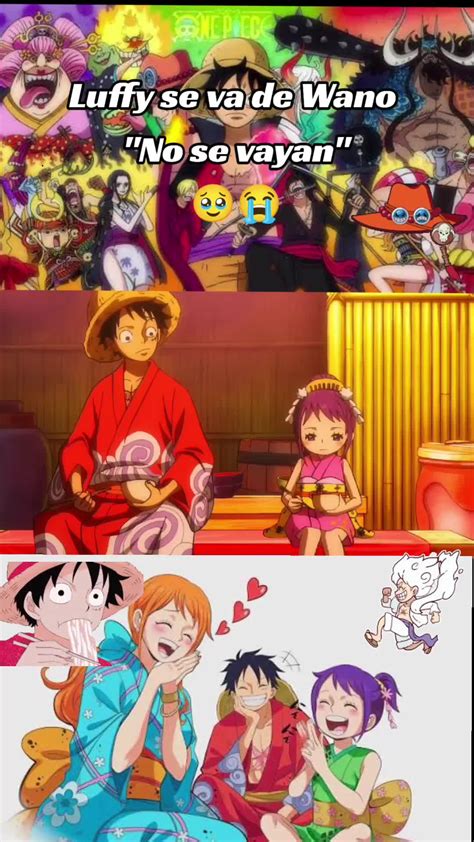 Luffy persiguiendo a sus nakamas en el Bosque de la Seducción