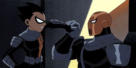 Robin enfrentándose a Slade