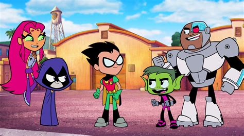 El equipo Teen Titans en una misión internacional