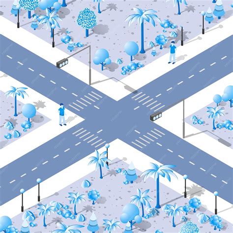 Ilustración de un cruce de calles con niebla densa y figuras sombrías