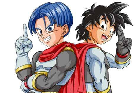 Trunks y Goten como Saiyaman