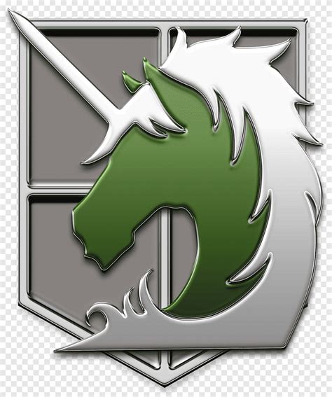 Escudo de la Policía Militar de Ataque a los Titanes