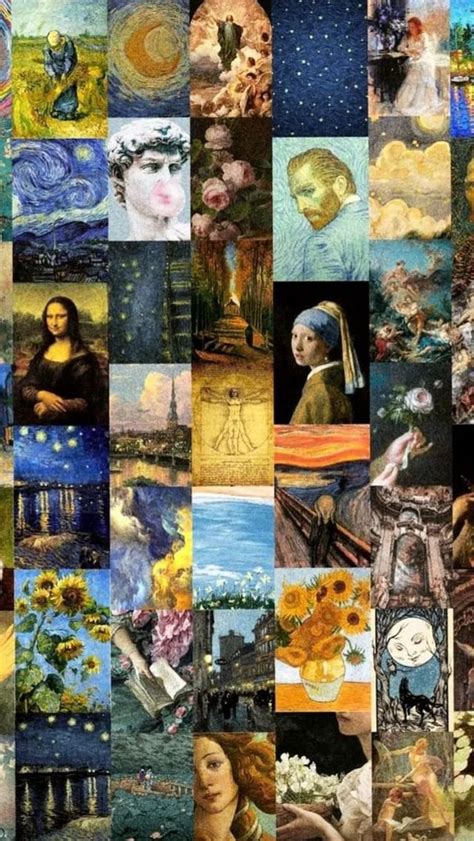 Collage de obras de arte inspiradoras de The Masterpiece I Love