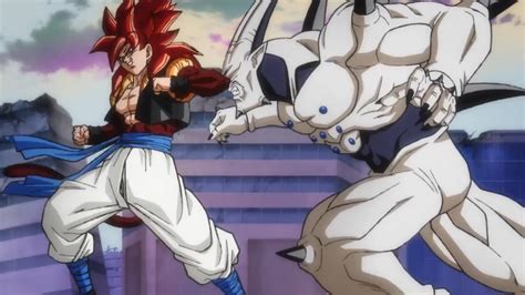 Omega Shenron luchando contra Gogeta
