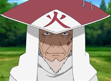 Hiruzen Sarutobi con Naruto Uzumaki