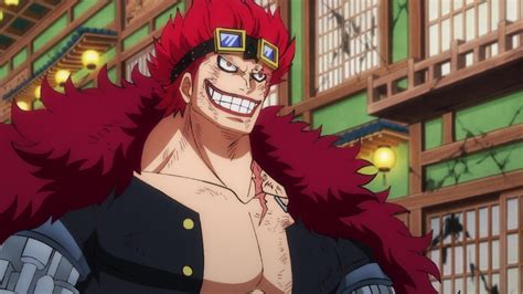 Representación de Eustass Kid usando su Fruta del Diablo