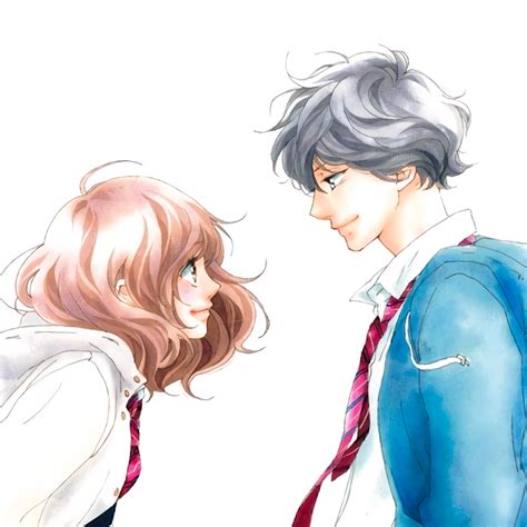 Montaje de personajes de Ao Haru Ride y Kimi ni Todoke