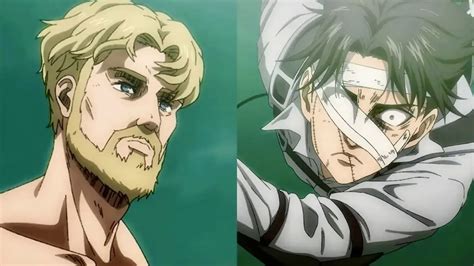Levi enfrentándose a Zeke