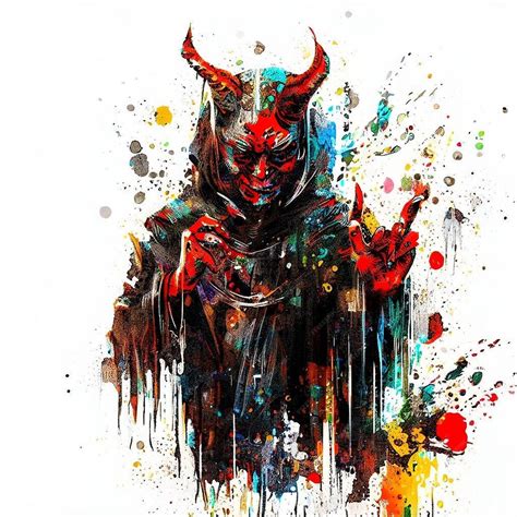 Representación artística del Diablo de la Muerte