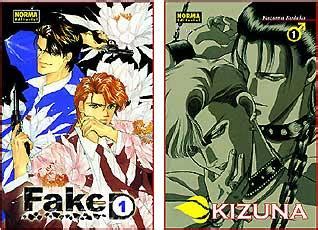 Primeros tomos de Fake y Kizuna.