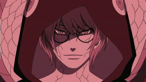 Kabuto Yakushi en su forma de serpiente