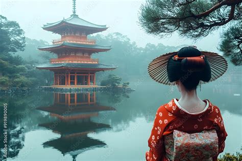 Montaje de imágenes representando la cultura japonesa: templos, manga, té verde, samuráis.