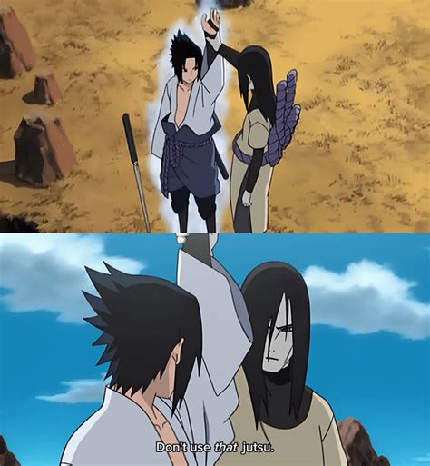 Sasuke Uchiha en un momento de conflicto interno