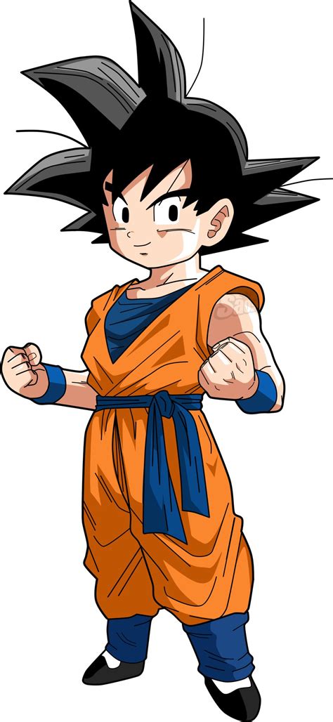 Goten en su niñez
