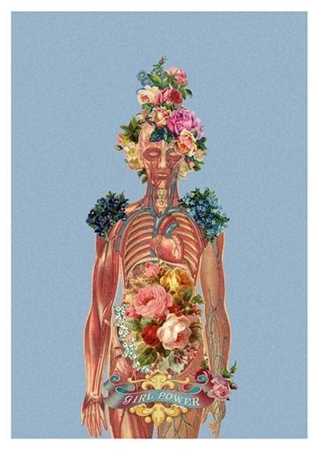Ilustración de un cuerpo humano con flores delicadas brotando de su piel, simbolizando la enfermedad.