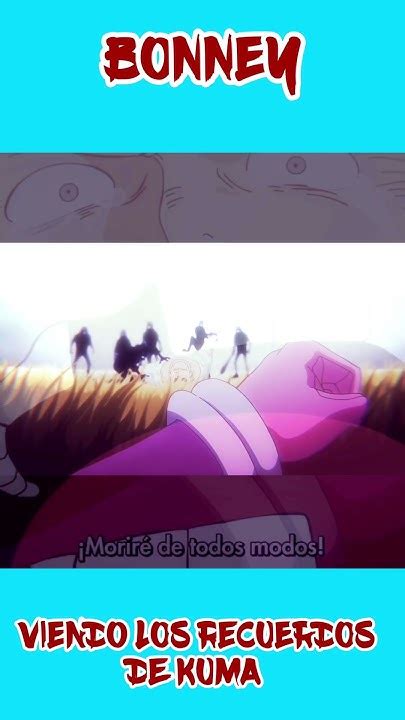 Bonney descubriendo los recuerdos de Kuma