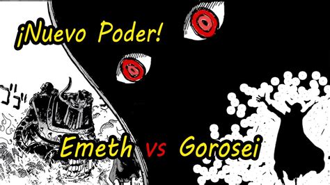 Emeth luchando contra el Gorosei