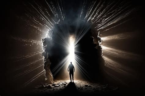 Ilustración de la Puerta que separa los mundos de luz y oscuridad