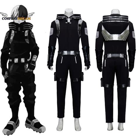 Comparación del personaje Shoto Todoroki con el cosplay