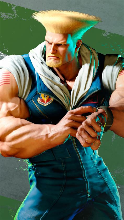 Ilustración de Guile de Street Fighter