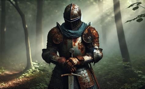 Elizabeth con su armadura oxidada