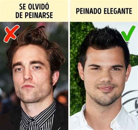 Comparación visual: hombre con rasgos delicados vs. hombre con rasgos masculinos