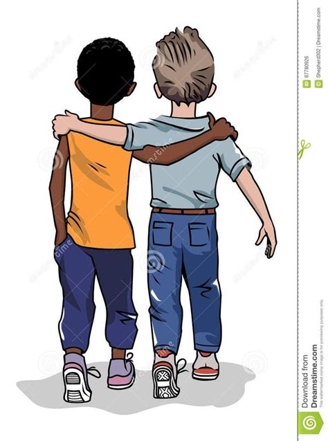 Dos amigos buscando a otros dos amigos
