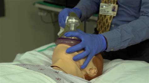 Esquema de funcionamiento de la ventilación con Ambu