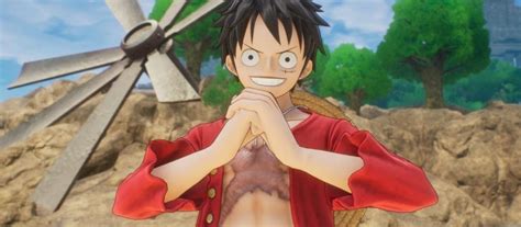 Captura de pantalla del sistema de combate de One Piece Odyssey