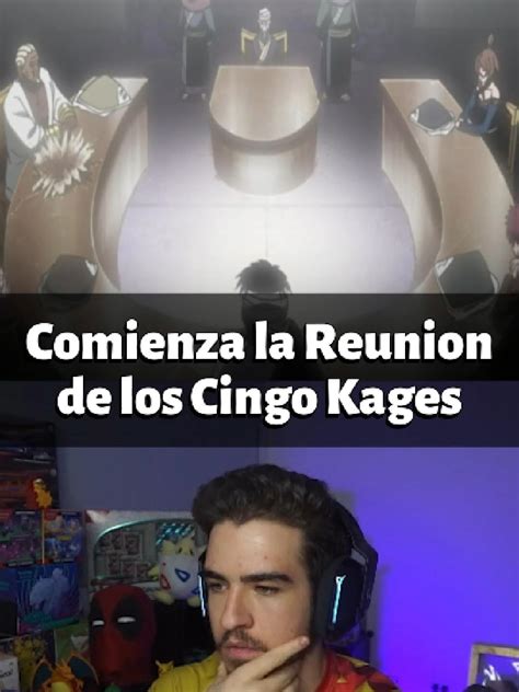 Reunión de los Cinco Kages discutiendo la estrategia