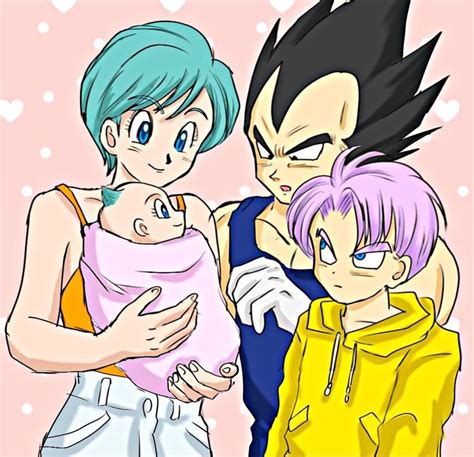 Infografía sobre la familia de Bulma y sus roles en Dragon Ball