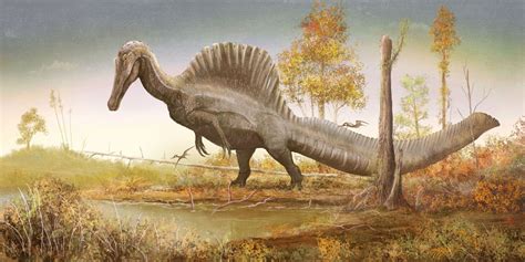 Page One en su forma Spinosaurus