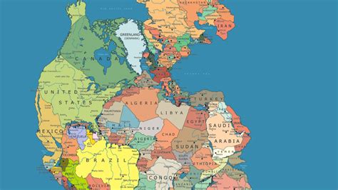 Mapa de la distribución de diferentes especies de dinosaurios en el supercontinente Pangea