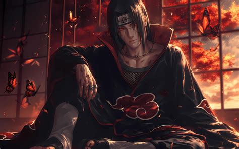 Itachi Uchiha meditando