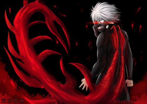 Kaneki Ken desatando su Kakuja.