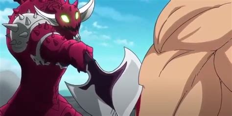 Escanor enfrentando a Galand