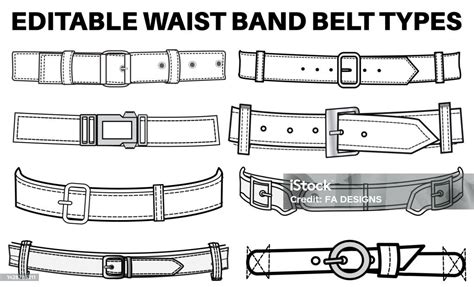 Ilustración de un cinturón de Jūjutsu de diferentes colores