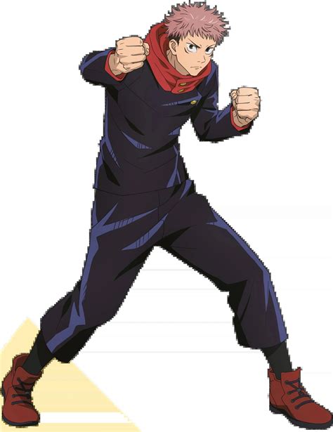 Ilustración de Yuji Itadori entrenando