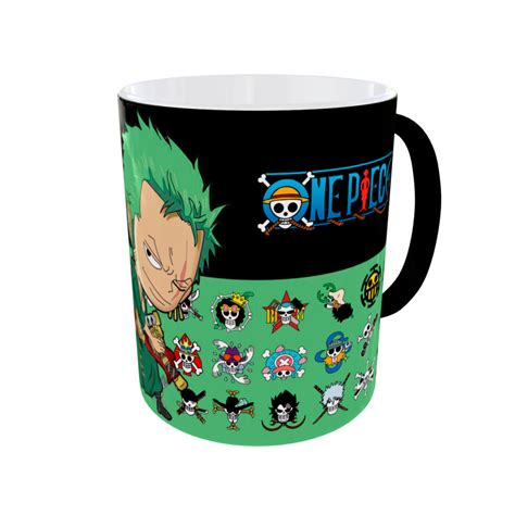 Detalle de la taza de Zoro Roronoa