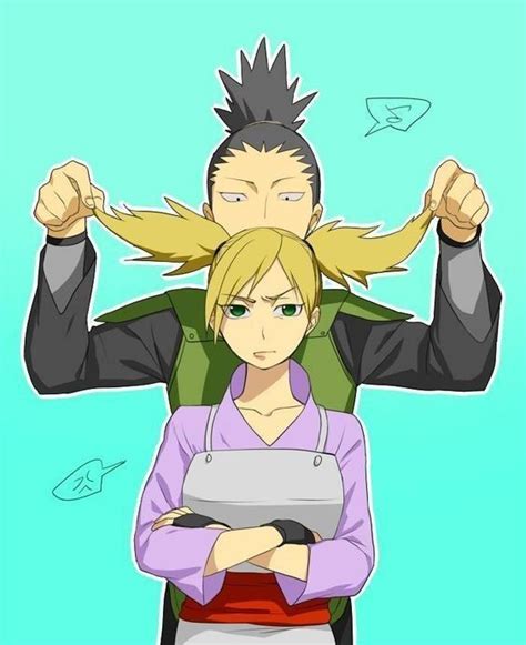 Shikamaru y Temari trabajando juntos