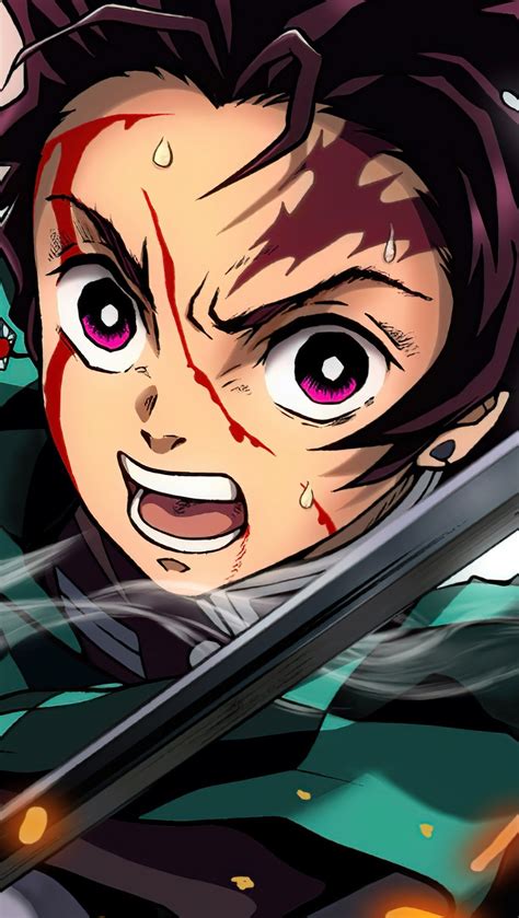 Ilustración de Tanjiro Kamado en Kimetsu no Yaiba