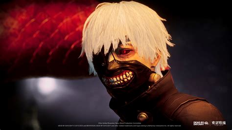 Ken Kaneki con su apariencia híbrida