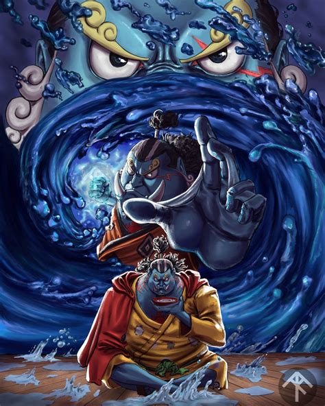 Jinbe luchando con Karate Gyojin