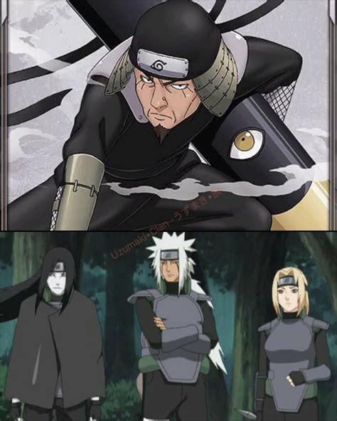 Tercer Hokage y Orochimaru joven