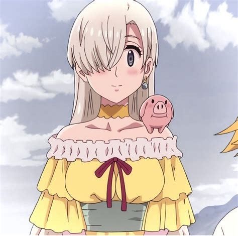 Princesa Elizabeth Liones pidiendo ayuda a Meliodas