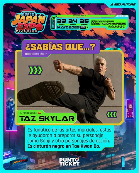 Taz Skylar practicando artes marciales