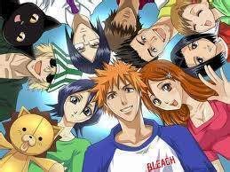 Ilustración de Ichigo Kurosaki y sus amigos.